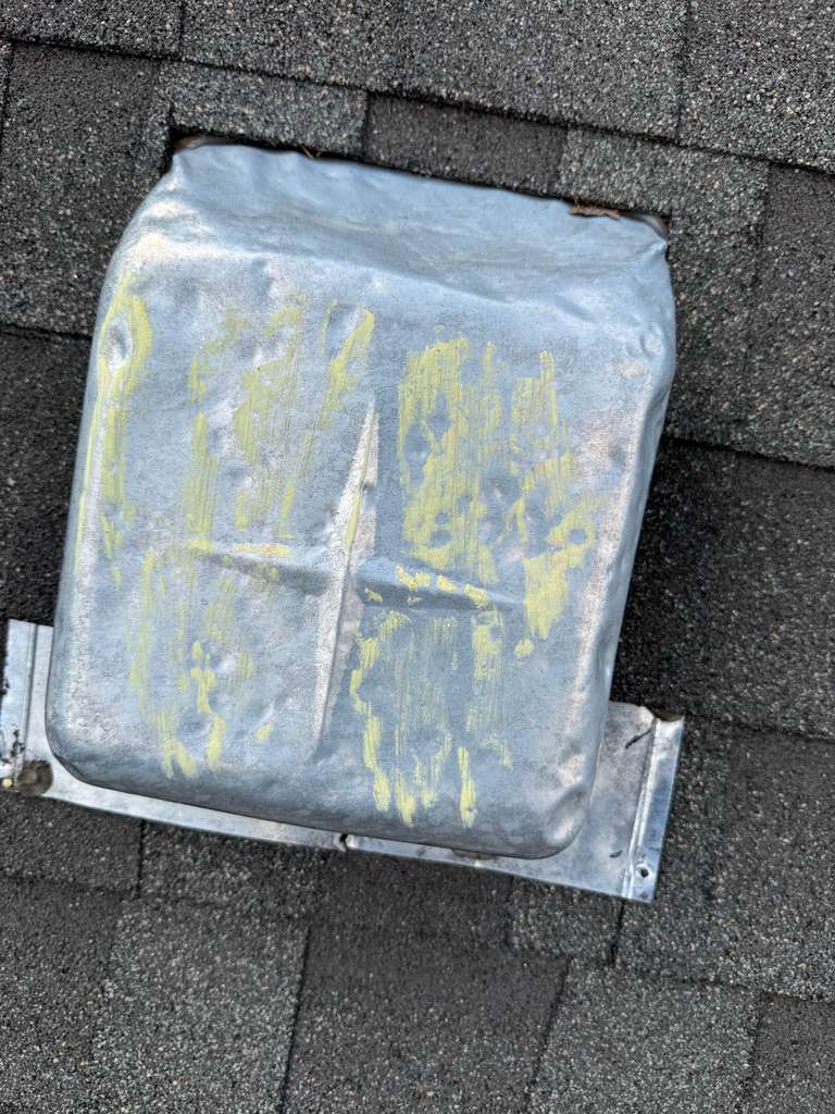 Hail-damaged metal showing visible dents and impact marks — a key piece of evidence adjusters use to confirm hail of damaging size hit the property